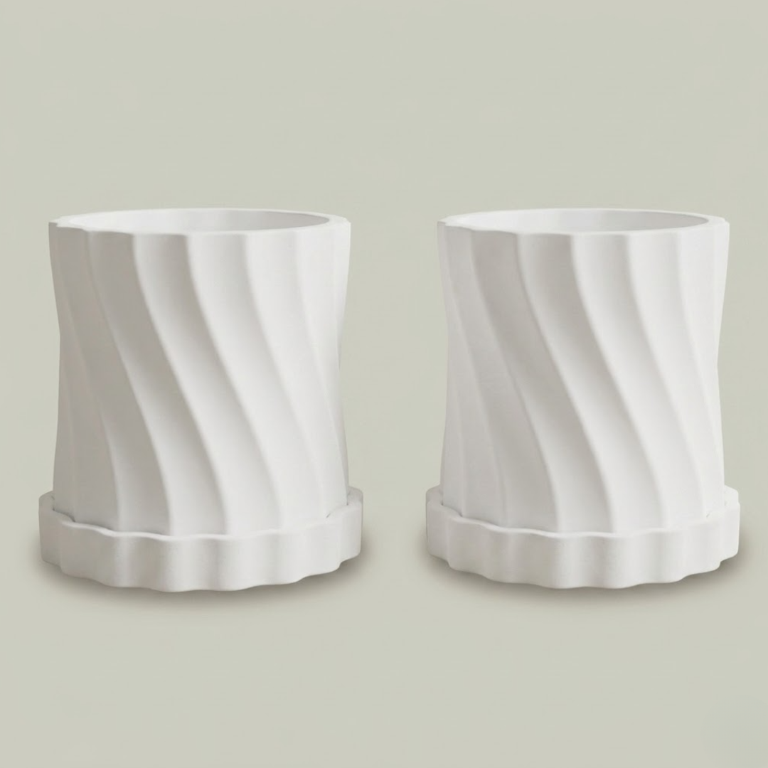Vaso Giratório com Bandeja de Gotejamento